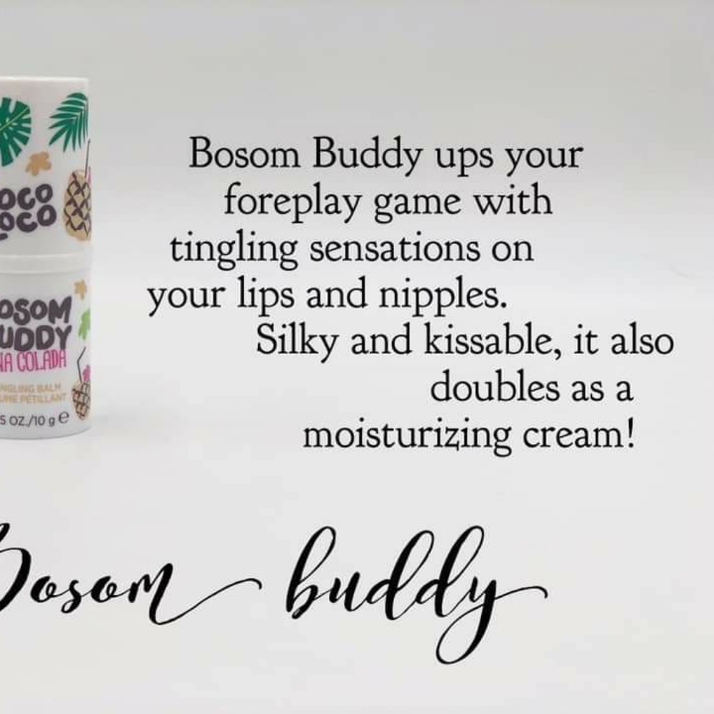 Bosom buddy lip and nip balm